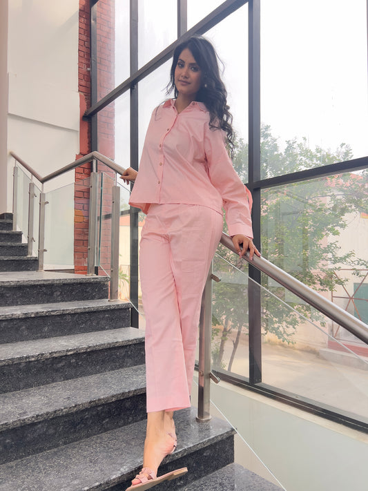 Cotton Candy Hand-embroidered Coord
