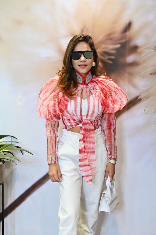 Tulip Tale Organza Top